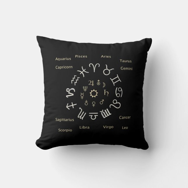 Zodiac Signs Kissen (Vorderseite)