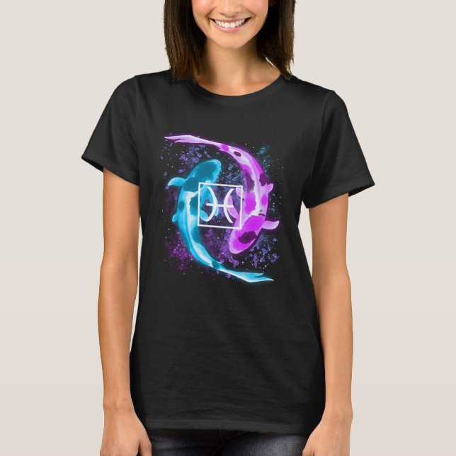 Zodiac Signs Pieces Horoskop Astrologer T-Shirt (Vorderseite)