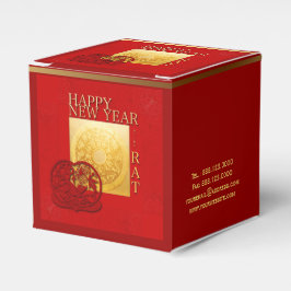 Zodiac Signs Rat Papercut Chinese Year 2020 Corp F Geschenkschachtel