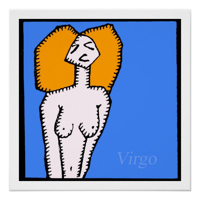 Zodiac Signs Virgo Birthday Perfect Poster 20x20 (Vorderseite)