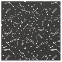 Zodiac Star Maps White on Black Cheeky Hexe®