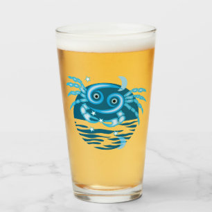 Zodiac-Sternzeichen - Krebszeichen Glas