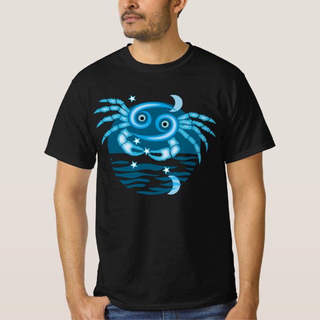 Zodiac-Sternzeichen - Krebszeichen T-Shirt (Vorderseite)