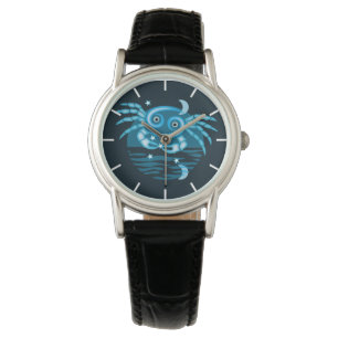Zodiac-Sternzeichen - Symbol für Krebs Armbanduhr