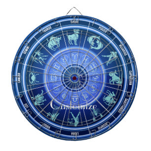 Zodiac Sun Sign Astrologie Kalender Thunder_Cove Dartscheibe