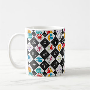 Zodiac Sun Sign Astrologie Kalender Thunder_Cove Kaffeetasse