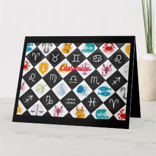 Zodiac Sun Sign Astrologie Kalender Thunder_Cove Karte