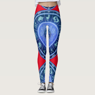Zodiac Sun Sign Astrologie Kalender Thunder_Cove  Leggings