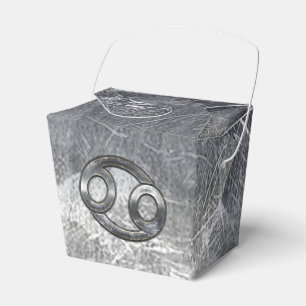 Zodiac-Symbol für Krebs in gestörter Dekoration Geschenkschachtel