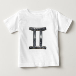 Zodiac-Symbol in Grunge Beändigter Stil Baby T-shirt