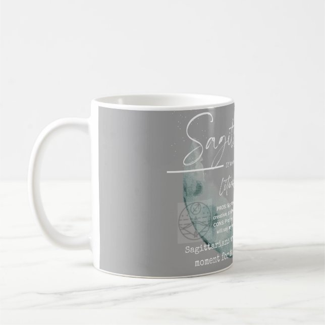 Zodiac-Tasse- sagittarius Kaffeetasse (Links)