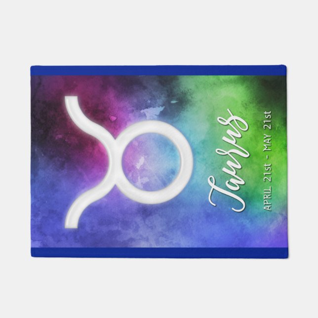 Zodiac: Taurus Daten Fußmatte (Vorderseite)
