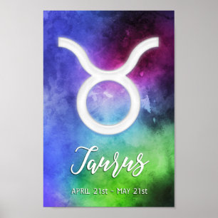 Zodiac: Taurus Daten Poster