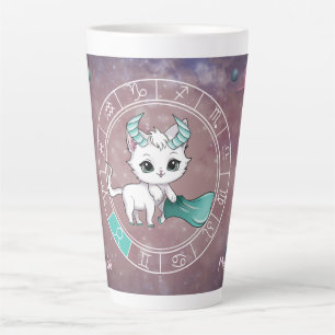 Zodiac Taurus Niedlich Cat Wheel Planet Astrologie Milchtasse