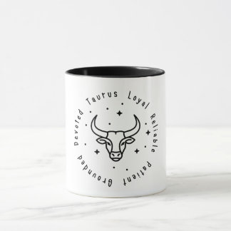 Zodiac Taurus Tasse