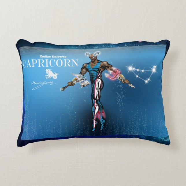 Zodiac Universe Capricorn Akzent Pillow Dekokissen (Vorderseite)