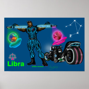 Zodiac Universe - Libra Poster