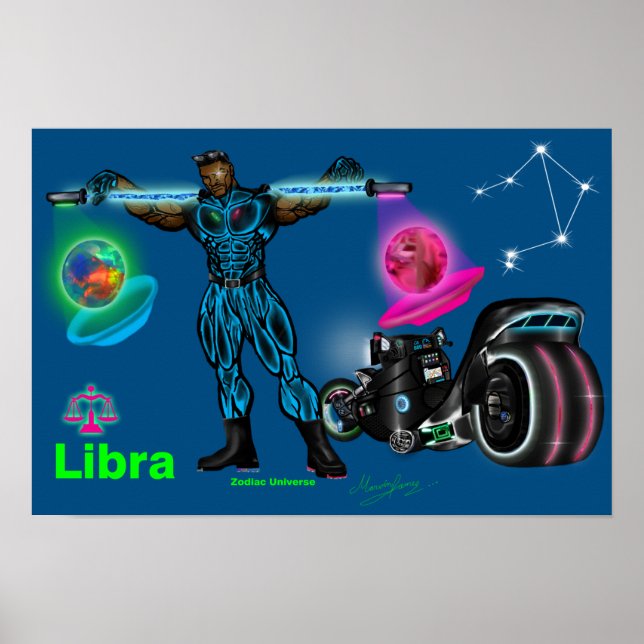 Zodiac Universe - Libra Poster (Vorne)