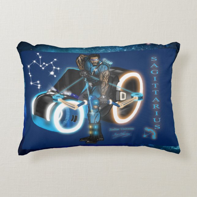 Zodiac Universe-Sagittarius Akzent Pillow Dekokissen (Vorderseite)