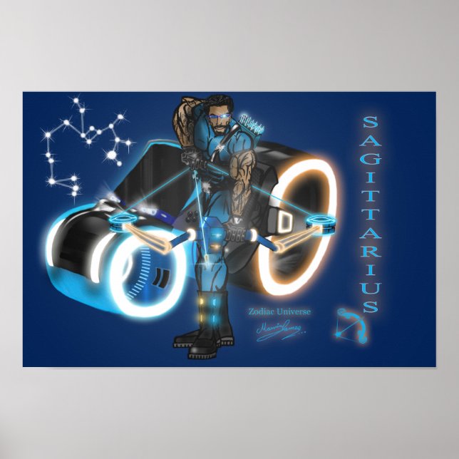 Zodiac Universe - Sagittarius Poster (Vorne)