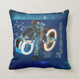 Zodiac Universe-Sagittarius Throw-Pillow Kissen