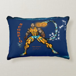 Zodiac Universe-Scorpio Accent Pillow Dekokissen