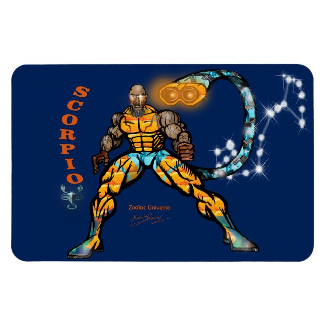 Zodiac Universe - Scorpio Magnet (Horizontal)