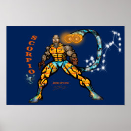 Zodiac Universe - Scorpio Poster