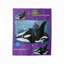 Zodiac-Universum -Fische-Party-Banner-Tapete