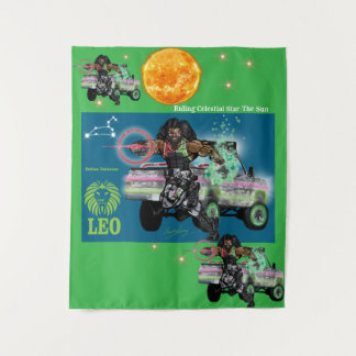 Zodiac-Universum -Leo-Party-Banner-Tapete Wandteppich