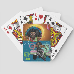 Zodiac-Universum - Löwe - Klassische Spielkarten