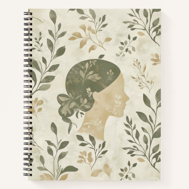 Zodiac Vibes Virgo - Spiral-Notebook Notizbuch (Vorderseite)