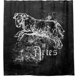 Zodiac Vintag Aries Duschvorhang