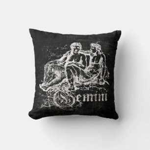 Zodiac Vintag Gemini Kissen