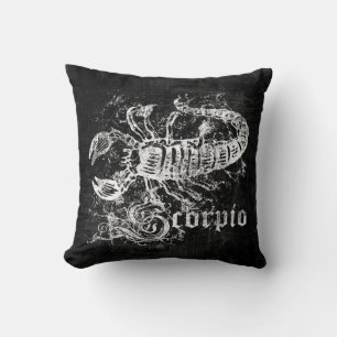 Zodiac Vintage Skorpion Kissen