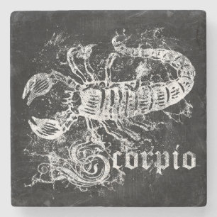 Zodiac Vintage Skorpion Steinuntersetzer