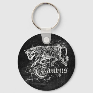 Zodiac Vintage Stier Schlüsselanhänger