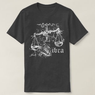 Zodiac Vintage Waage T-Shirt