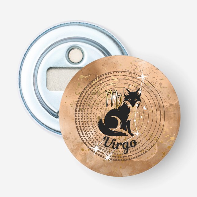 Zodiac Virgo Flaschenöffner (Vorderseite)