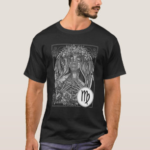Zodiac Virgo Inspiriert Virgo Horoskop Verwandte V T-Shirt