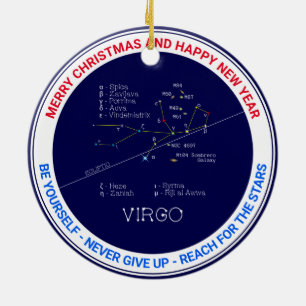 Zodiac Virgo Keramik Ornament