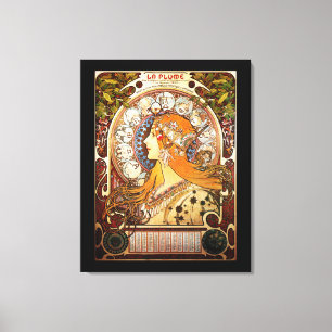 Zodiac von Alphonse Mucha Leinwanddruck