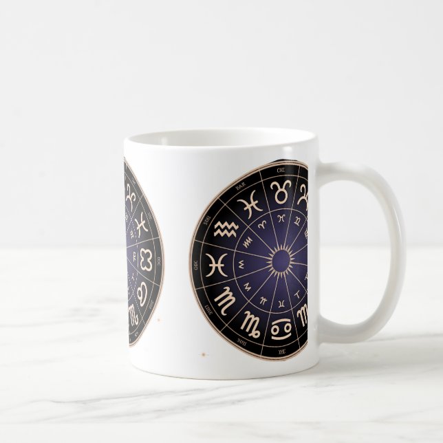 Zodiac wheel kaffeetasse (Rechts)