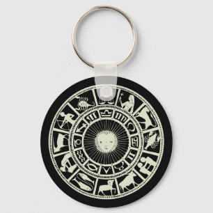 Zodiac Wheel Schlüsselanhänger