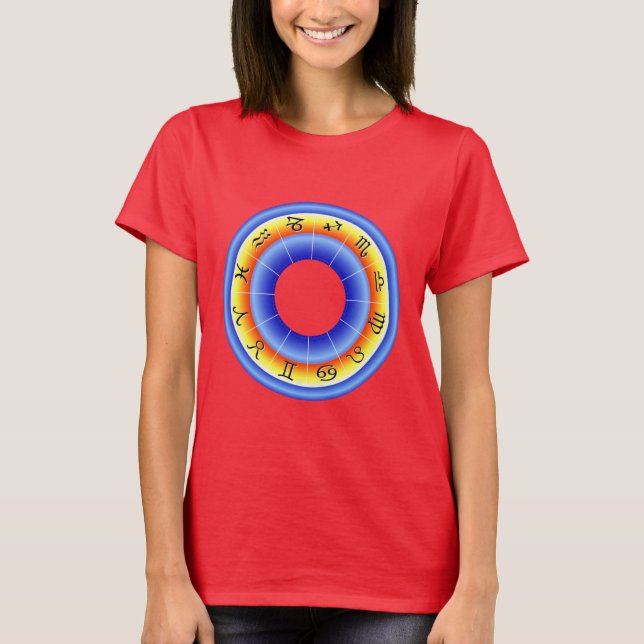 Zodiac Wheel T-Shirt (Vorderseite)