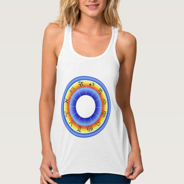 Zodiac Wheel Tank Top (Vorderseite)