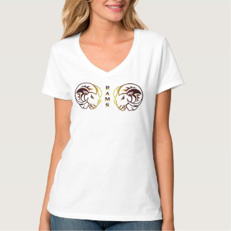 Zodiac Widder Frauen V-Ausschnitt T-Shirt