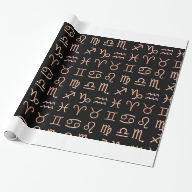 Zodiac Wrapping Paper Geschenkpapier (Ungerollt)