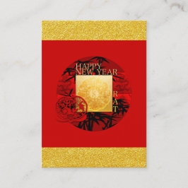 Zodiac Yin Yang Bamboo Chinese Rat Year 2020 Enc C Begleitkarte