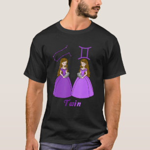 Zodiac-Zeichen Gemini, Konstellation Gemini, Prinz T-Shirt